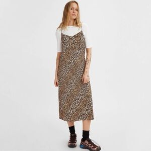 Levi’s Leopard Print ‘Marietta’ Slip Dress